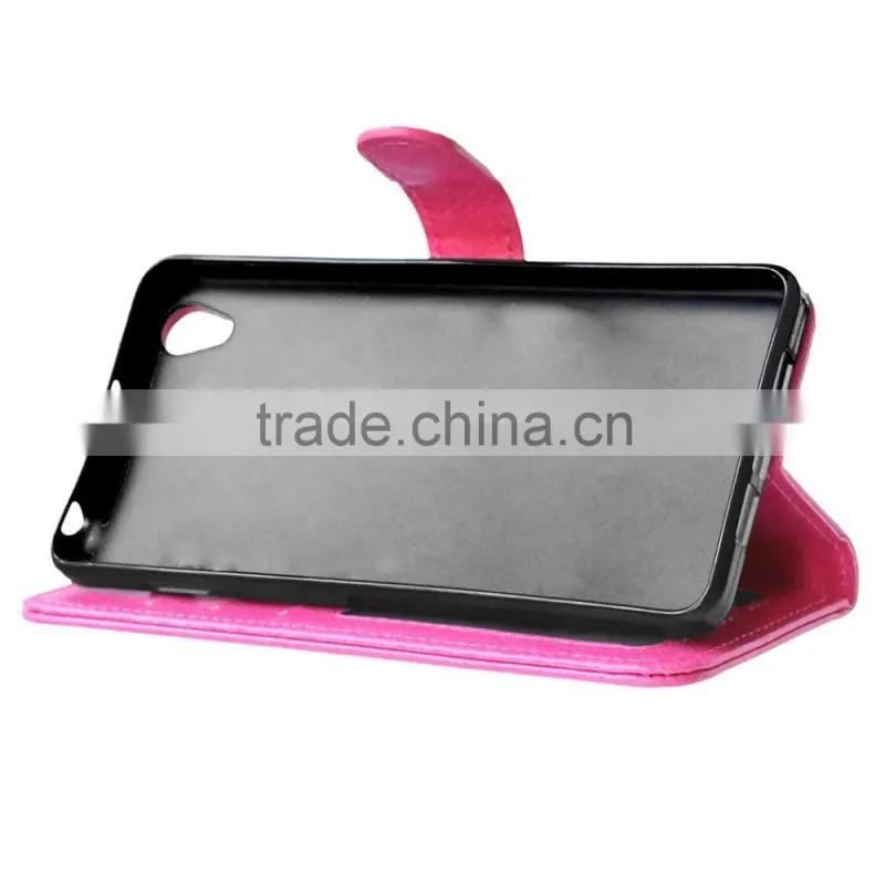 Hot sale PU Cell Phone Wallet Flip Cover for OnePlus X