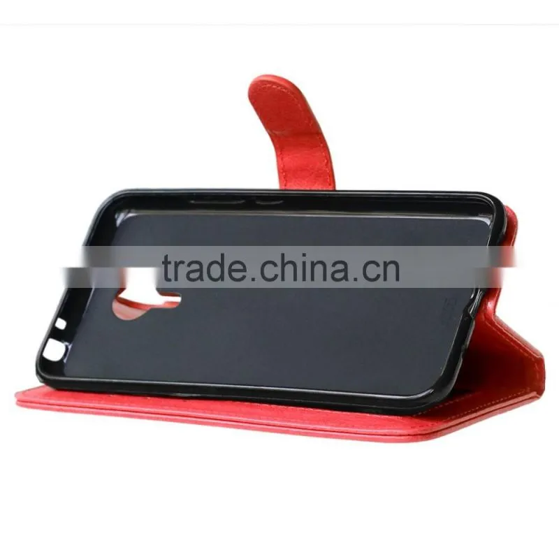 Mobile Phone PU Leather Flip Card-slot Case for Meizu MX5