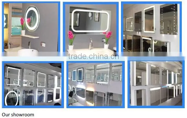 Modern apartment lighting bathroom LED acrylic mirror with demister