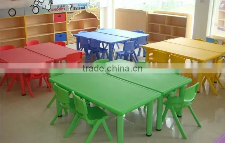 hot sale study table and study chairs for kindergarden