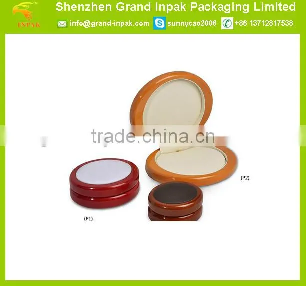 Stylish glossy finish purple color wooden jewelry box ring box