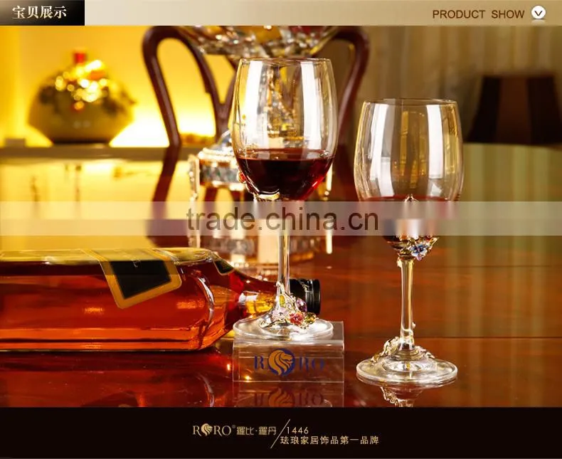 RORO red wine glass craft goblet pewter craft home /household decoration world brand