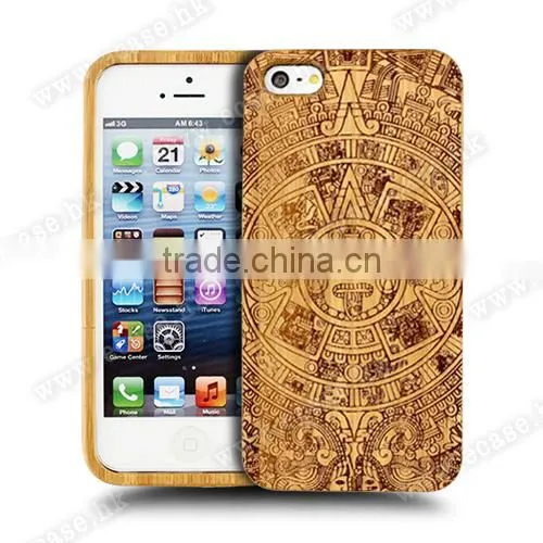 Wholesale custom wood bamboo mobile phone case for iphone 4s case.