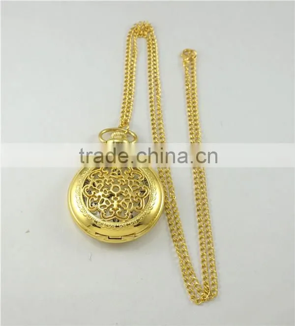 Antique Gold Quartz Classic Pocket Watch
