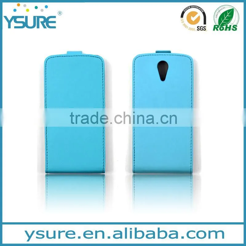 for sony z2 , high quality nice feeling PU leather flip case for sony z2