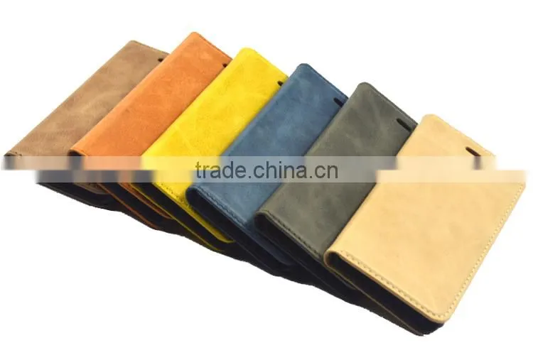 New For iPhone 7 Genuine Leather Case , For iPhone 7 Folio Case , For iPhone 7 Wallet Case