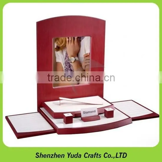 Manufacturing various of wooden watch holder, Yuda factory MDF watch display