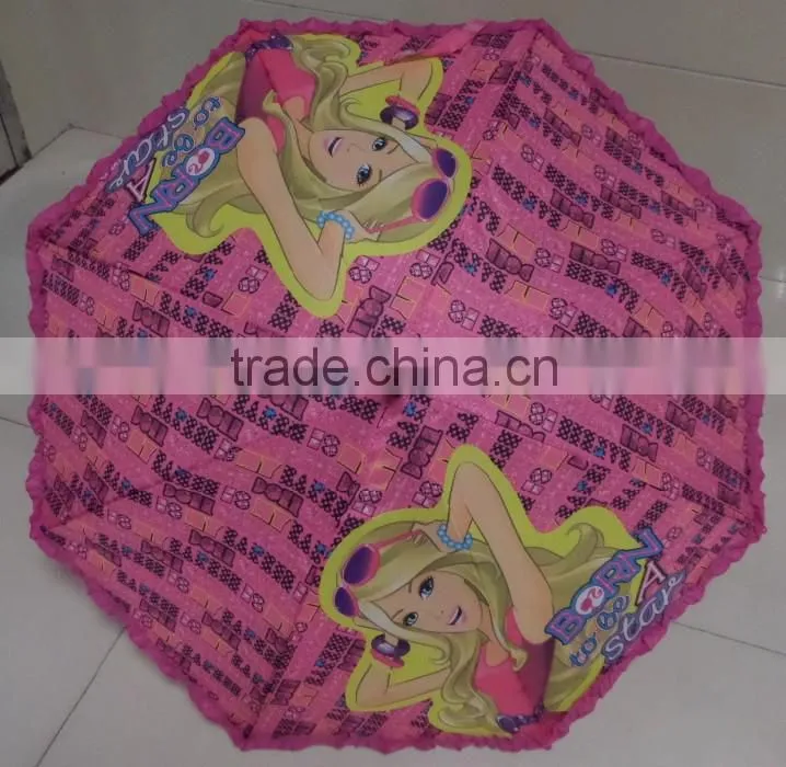 Automatic Girl Umbrella Cartoon Character Umbrela