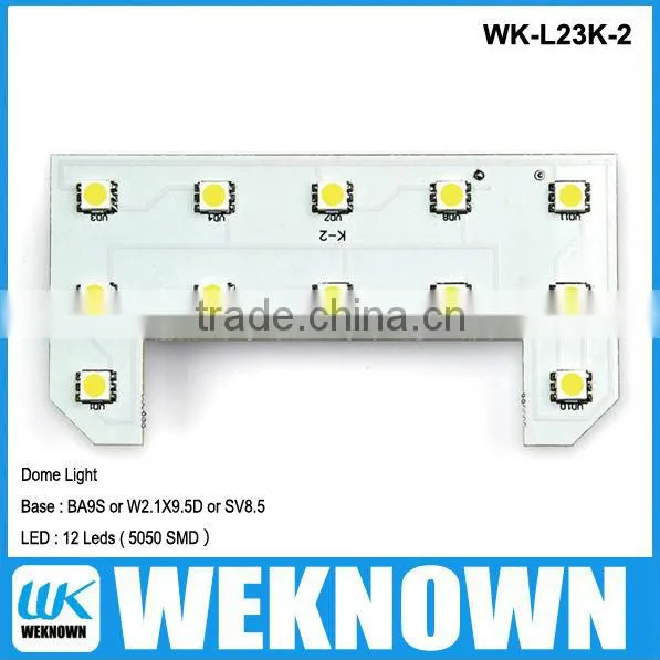 5050SMD 12LED 6W BA9S car led light &led car dome light & automotive dome light