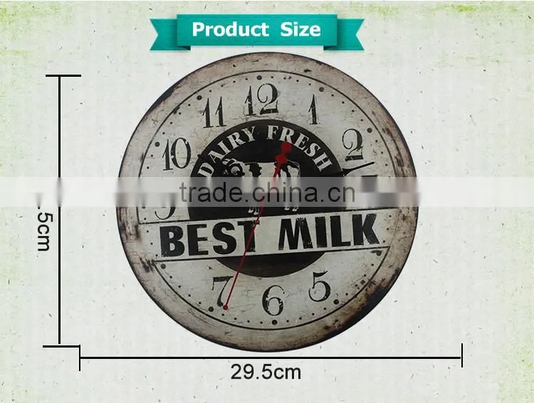 M1220 classical wall clock for decoration from China