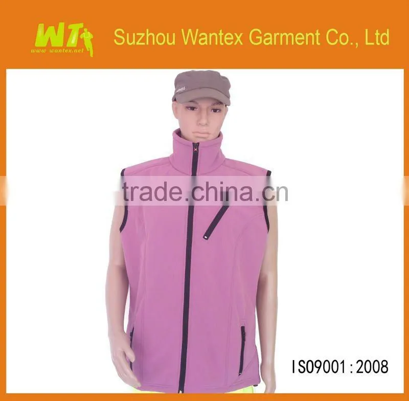 TOP SALE Fashion Women's bodywarmer softshell vest winter women softshell vest