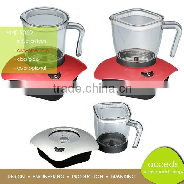 One Button Control Easy Handle Electric Coffee Foam Maker