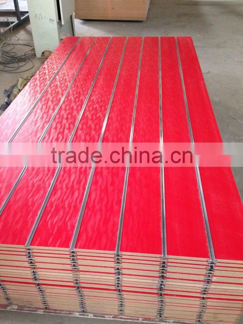 18mm 3D Slatwall use in supermart