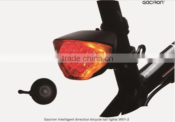 Gaciron Smart Bicycle Tail Light USB Rechargeable with Wireless Remote Turn signals for Moutain BMX Road Bike