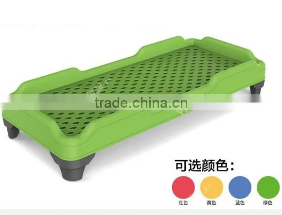 Wholesale Foldable high quality cheap price plastic bed for kids in kindergarten