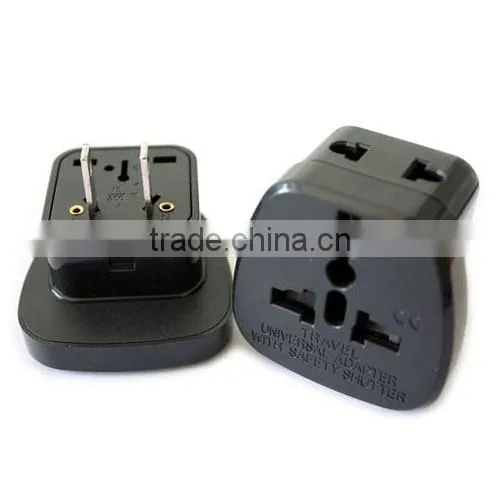 New products 2016 worldwide Universal socket to Korea Canada Japan America plug travel adapter with safety shutter