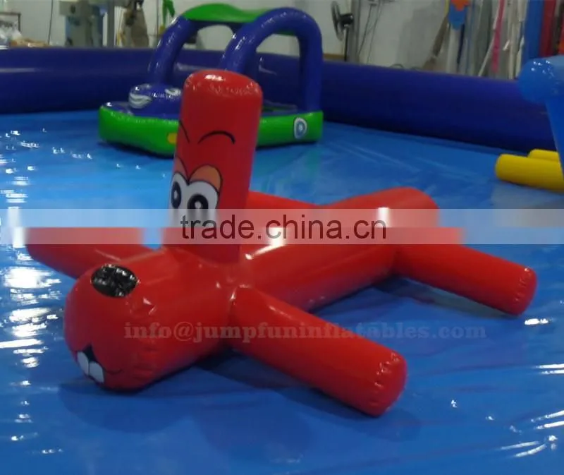 Inflatable Air Mat/Inflatable floating platform aqua playground inflatable cross floating mattress