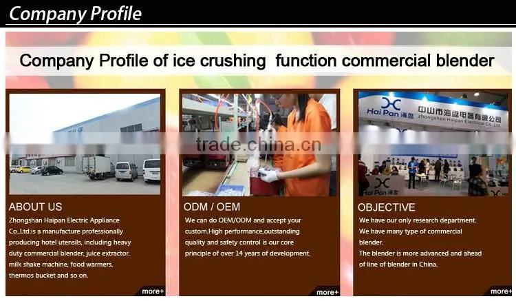 1350W CE CB ROHS LFGB juicer ice high power smoothie electric commercial mixer blender machine