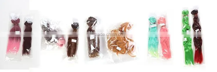 Water Wave Hairpiece Ombre Heat Resistant Synthetic Hair Extension