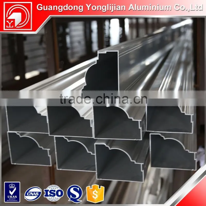 Aluminum Extrusion Profile 6061 T6 Anodized Window Frame