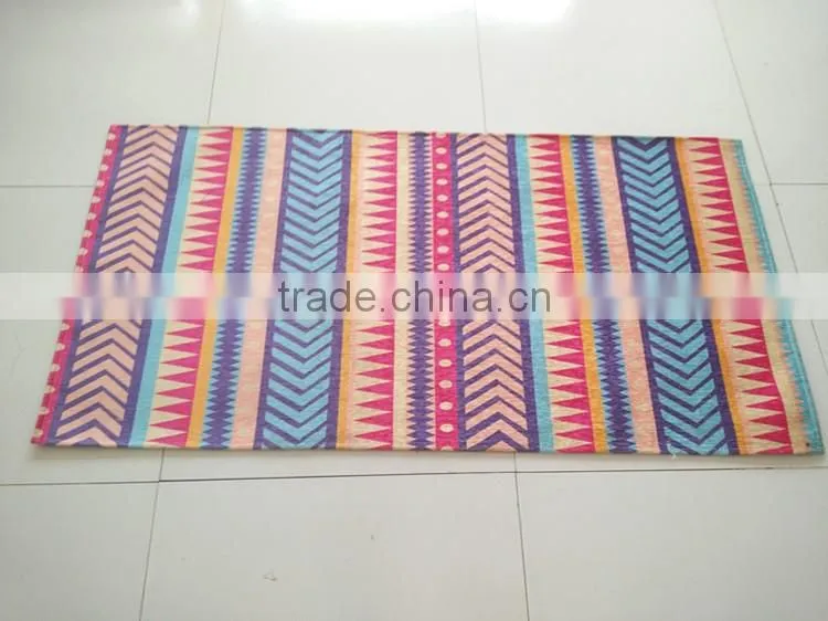 custom jet printing chenille mat