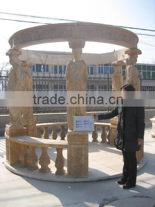 Stone Carving Garden Gazebo