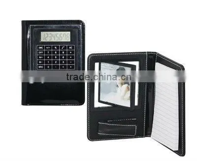 dongguan factory Promotional gifts ring binders portfolio, leather zipper folder