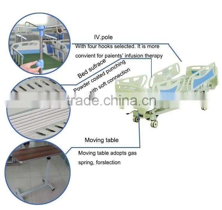 KL001-1hospital electric bed ICU bed recovery,slide flat bed recovery truck