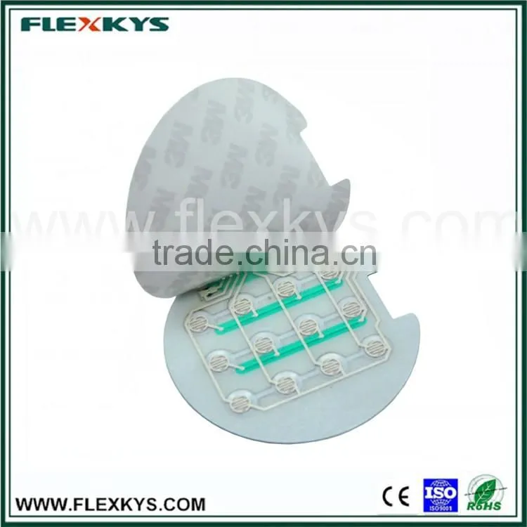 Own factory embossing key poly dome tactile feedback membrane keypad