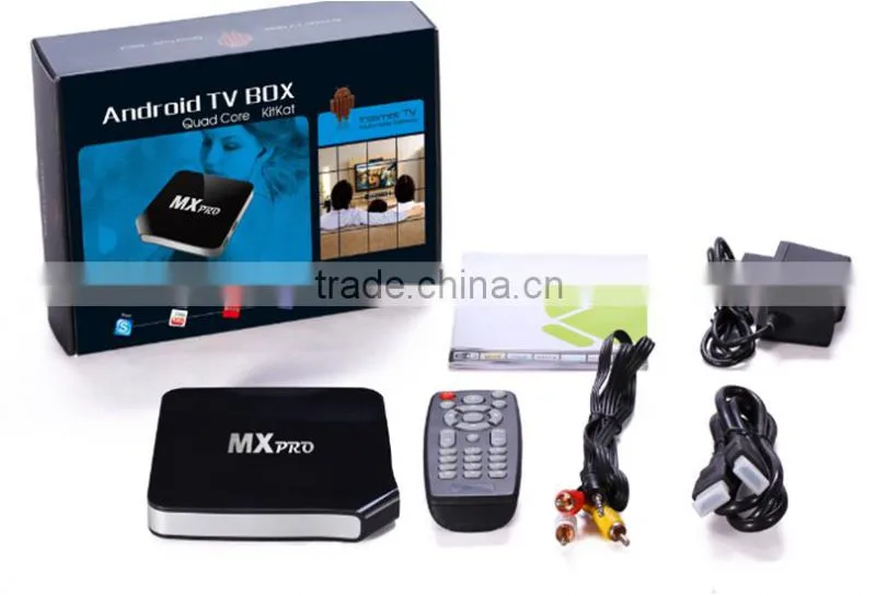Flexible quad-core android tv box