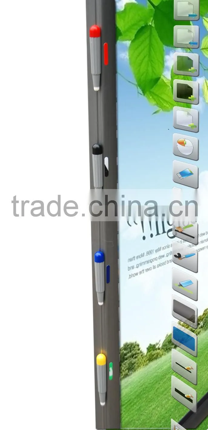 HOT SALES!!! Big size 82" 84" 88" 90" IR multi touch interactive white board/whiteboard for digital classroom
