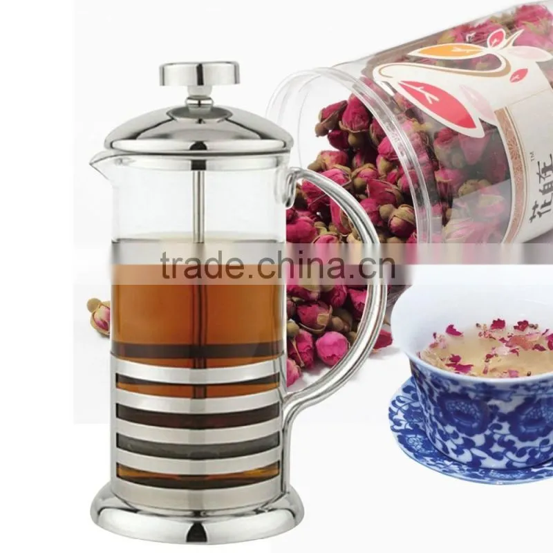 French Press Coffee & Tea Maker Complete Bundle 8-Cups, Best Coffee Press Pot with Heat Resistant Glass