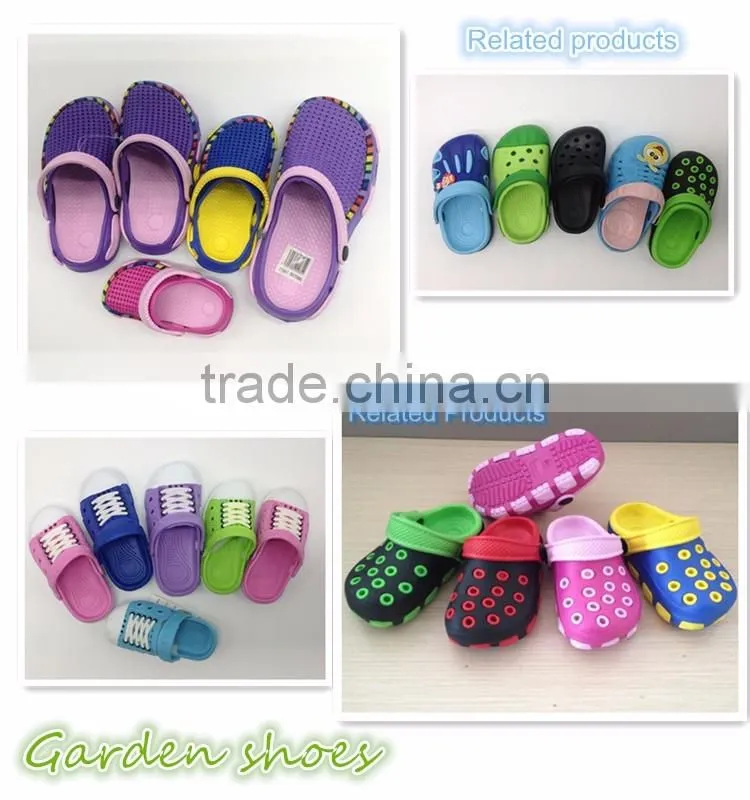 China latest develop beautiful color soft clogs