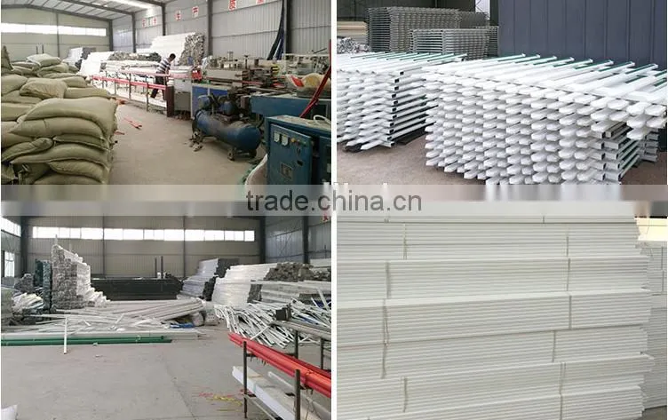 outdoor pvc galvanized steel garden edging fence plastic steel lawn edging fencing