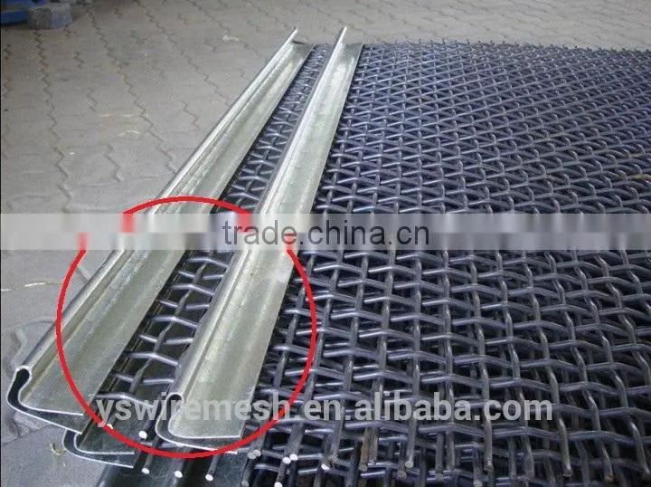 high strength steel crimped wire mesh for Mine
