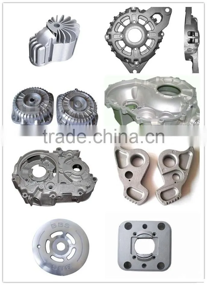 Alibaba China custom alu alu die casting machine parts