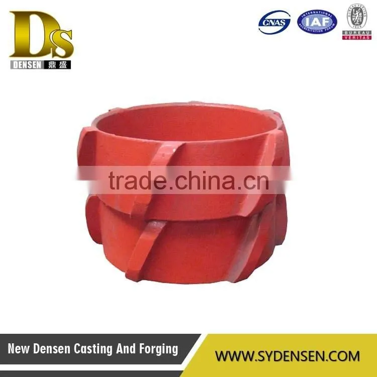 Centralizer for oil drilling equipment