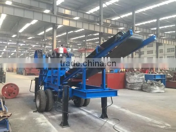 Small mobile mini jaw crusher for sale