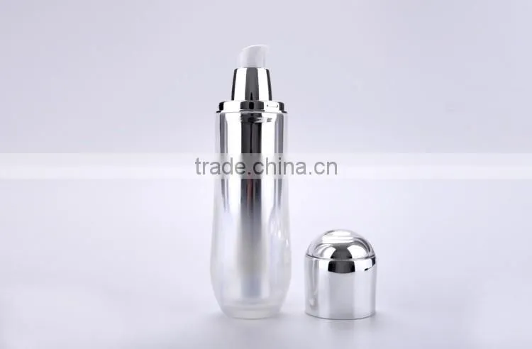 Wholesale empty luxury cosmetic bottle packaging airless lotion bottle