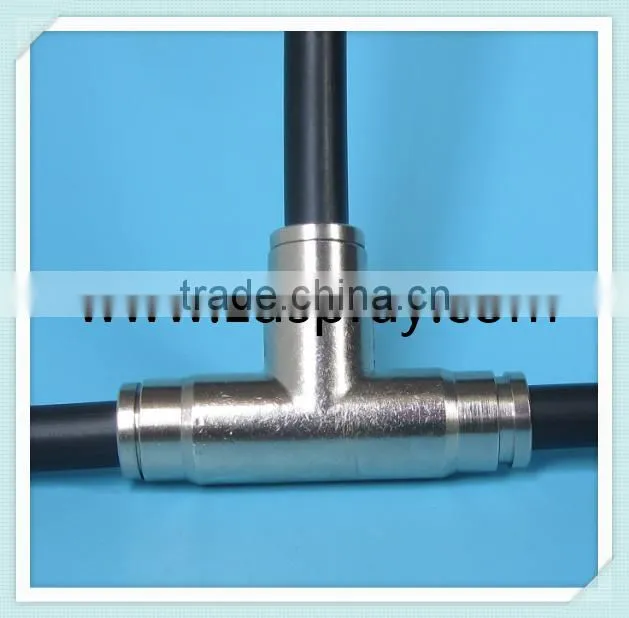 quick coupling slip lock 3 way connector