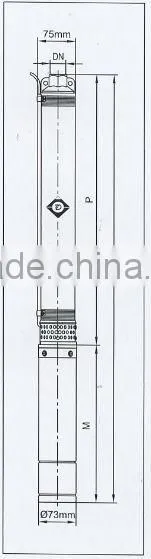 CE certified electric submersible water pumps
