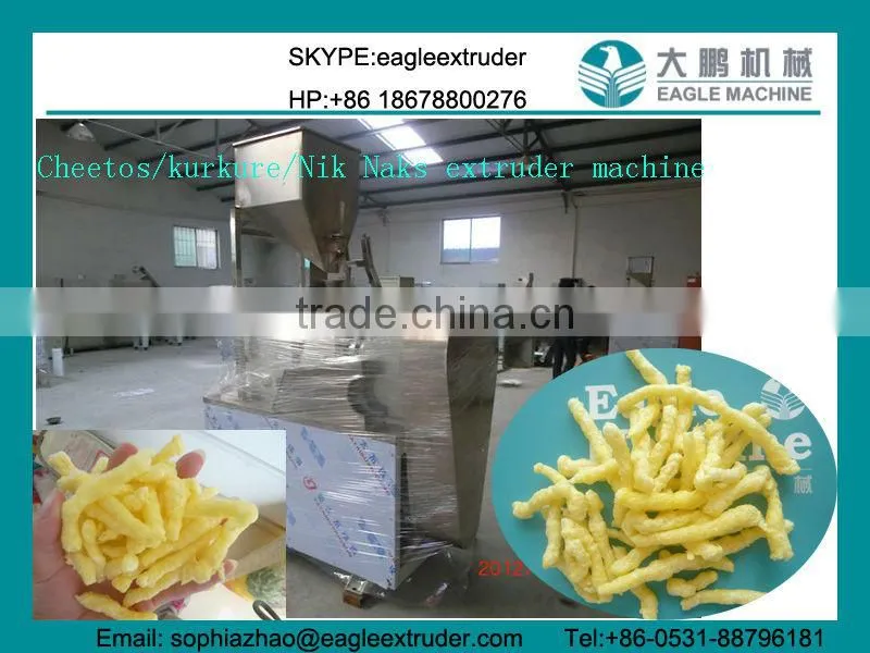 Made of stainless steel DP76 extruder for Cheetos/Nik Naks/KurKure