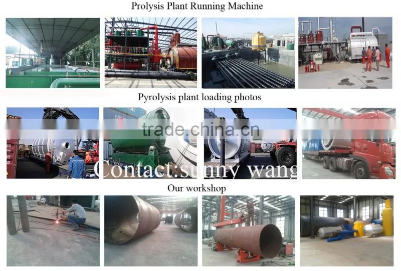 Pyrolysis Tyre To Oil Tyre Recycling Machine manufacture With more than 8 years experience