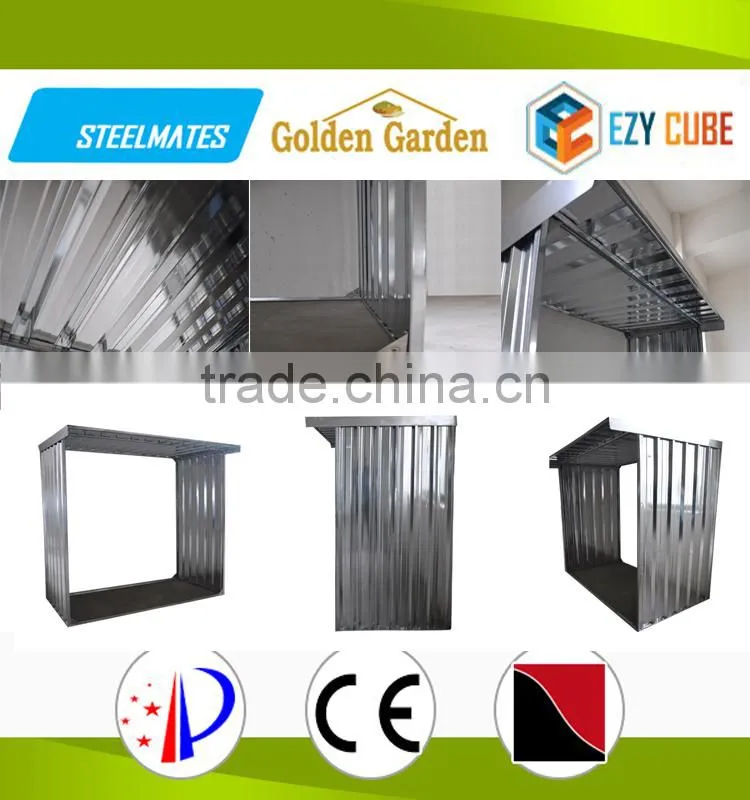 storage hign snow loading easy buildings garden wood shed