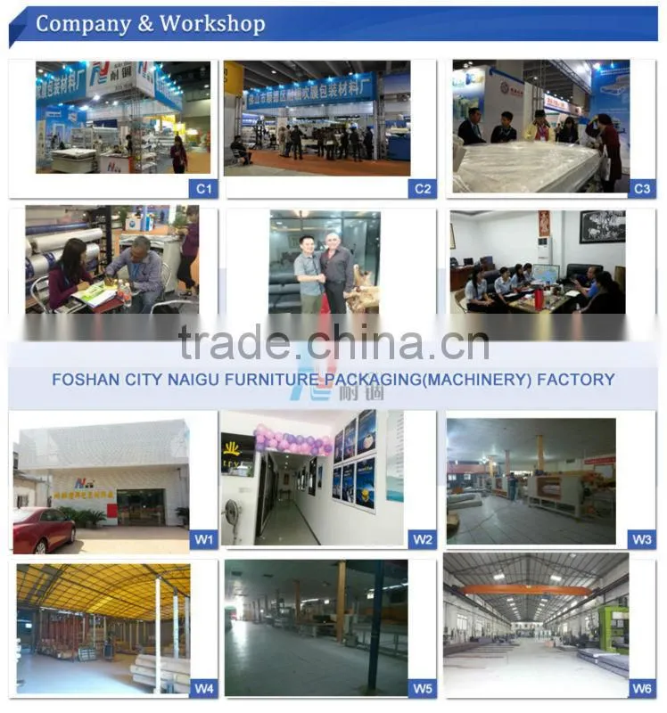 mattress plastic film wrapper machine