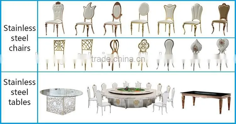 New morden metal stainless steel dinner chair for sale