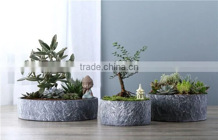 Sigma different shape flower pot outdoor stackable pot planters
