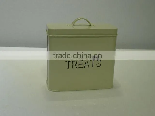 Enamel PET STORAGE BIN / BOWL treats