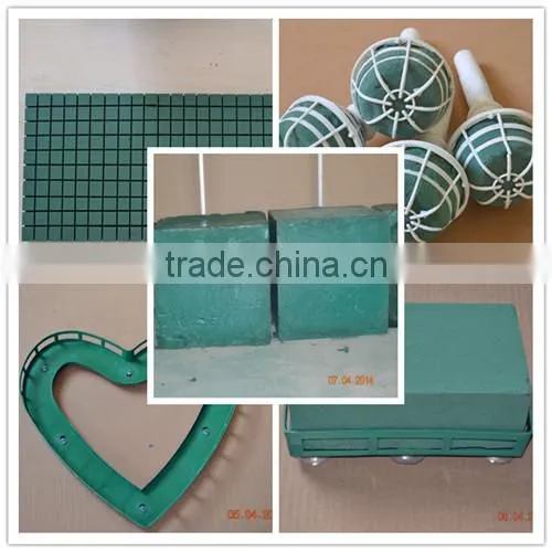 Green wet floral foam for Christmas decoration