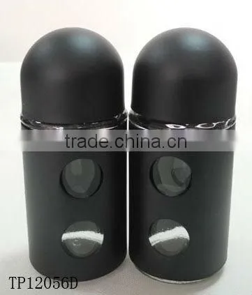 2016 hot selling bullet style mini colored sleeves cylinder glass spice jars